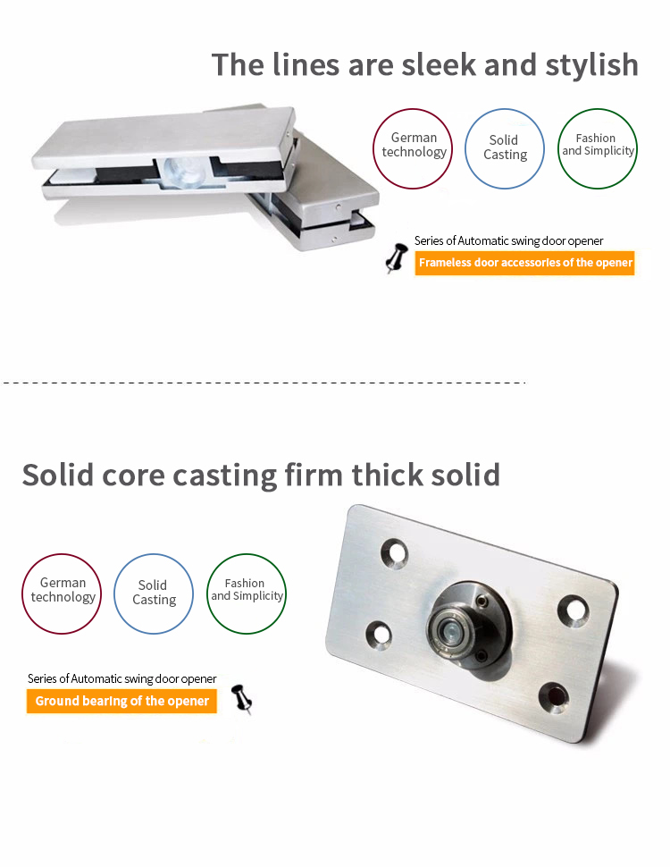 Top Concealed Mounting automatic swing door opener