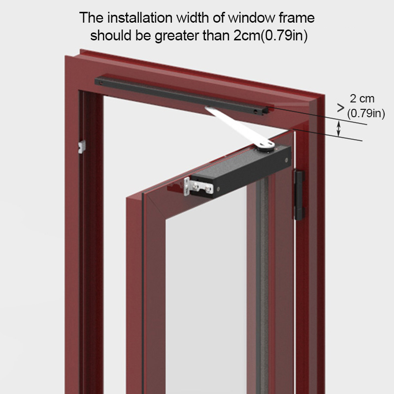 90 degree smart automatic window opener installation