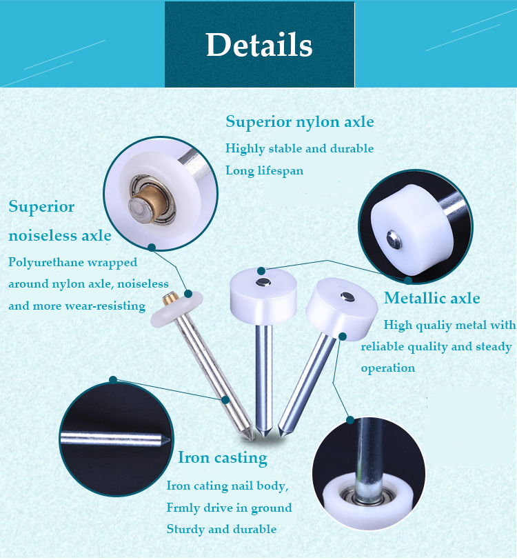 Automatic door floor guifer nail 03