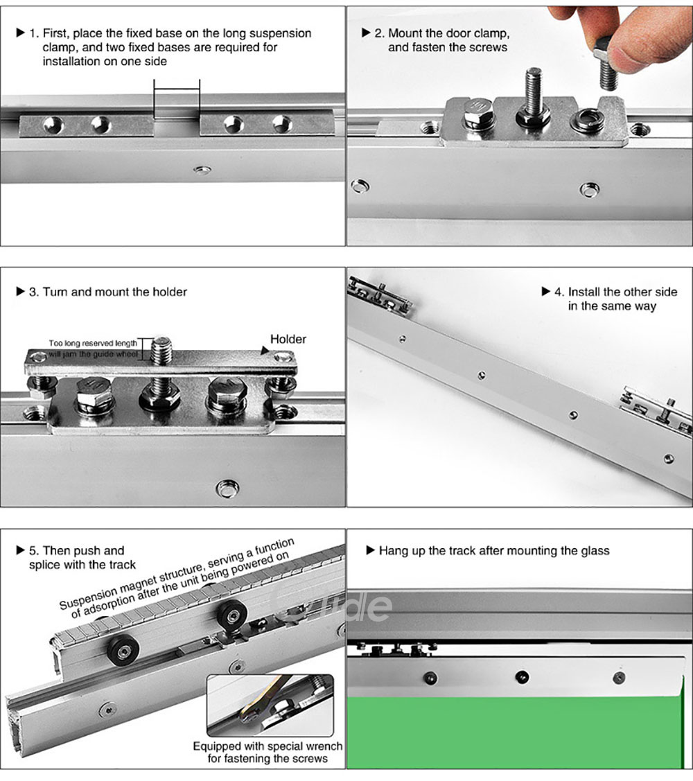 Olide Magnetic Drive Sliding Entrance System 14