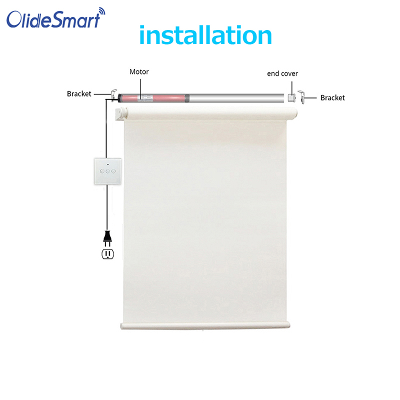 Olide Smart Shade motor installation