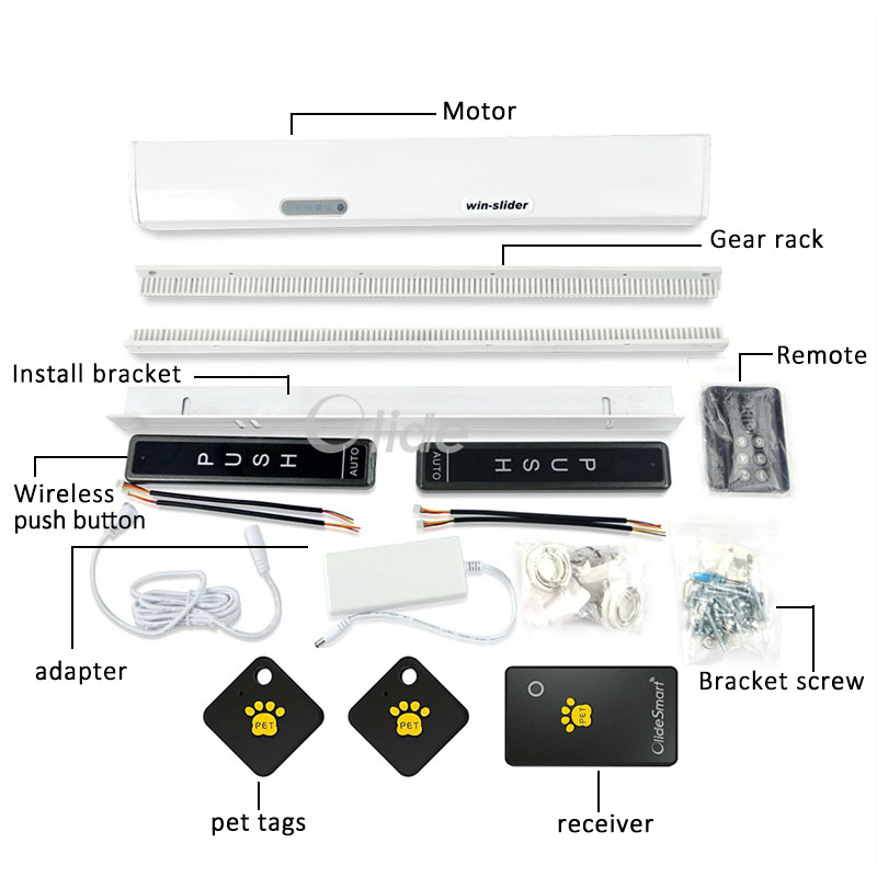 diy automatic sliding pet door opener 