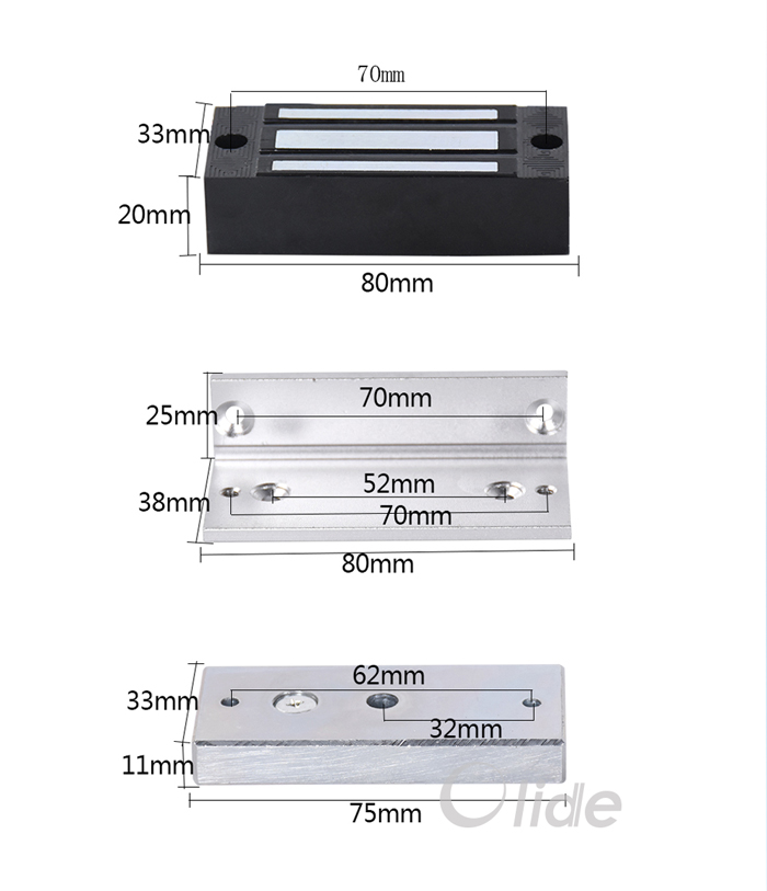 Small magnetic lock 4700