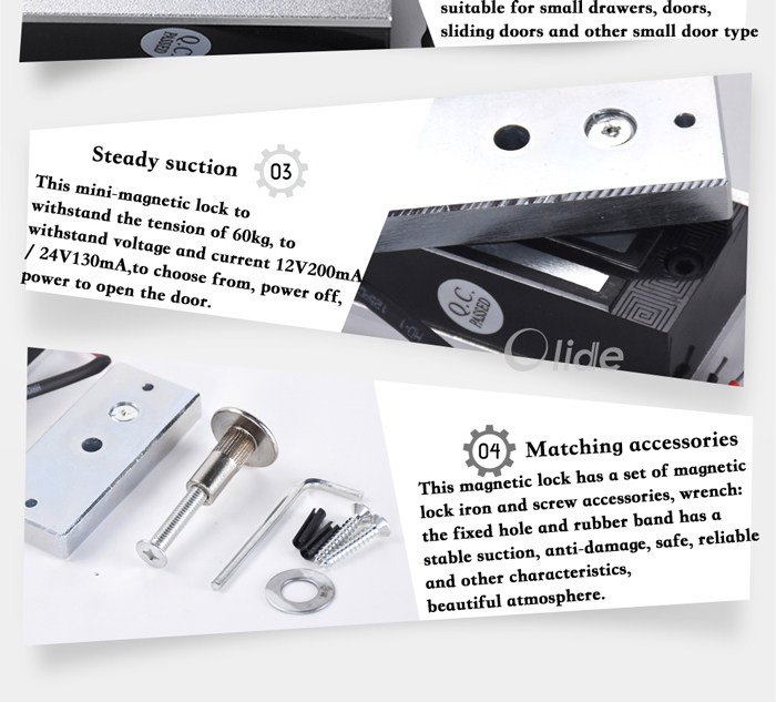 Small magnetic lock 6700