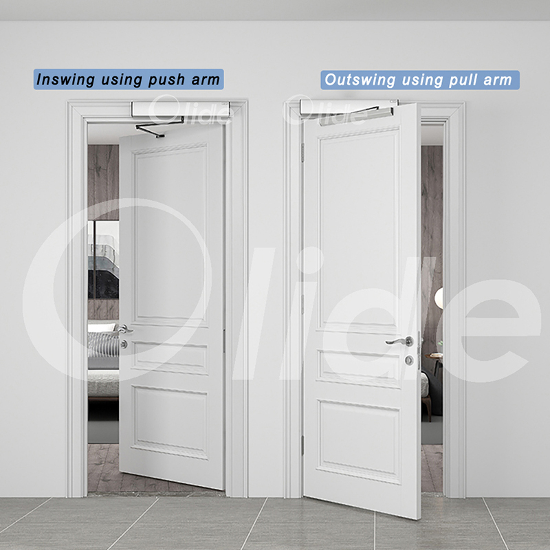 swing door opening directions